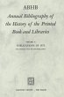 Abhb Annual Bibliography of the History... - Bild 1