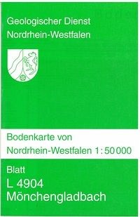 Bodenkarten von Nordrhein-Westfalen 1:50000 / Mönchengladbach