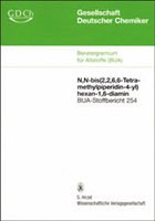 Cover 254 BUA-Stoffbericht: N,N-bis (2,2,6,6-Tetramethyl-piperidin-4-yl)hexan-1,6-diamin