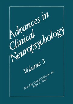 Advances in Clinical Neuropsychology - Goldstein, Gerald / Tarter, Ralph E. (eds.)