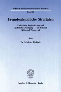 Cover Fremdenfeindliche Straftaten.