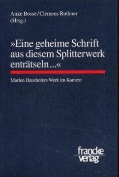 'Eine geheime Schrift aus diesem Splitterwerk enträtseln . . .'