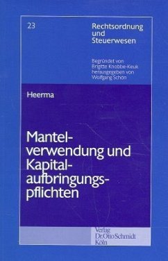 Cover Mantelverwendung und Kapitalaufbringungspflichten