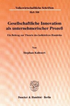 Cover Gesellschaftliche Innovation als unternehmerischer Prozeß.