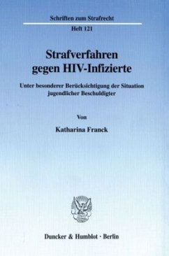 Cover Strafverfahren gegen HIV-Infizierte.