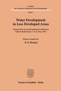 Water Development in Less Developed Areas.