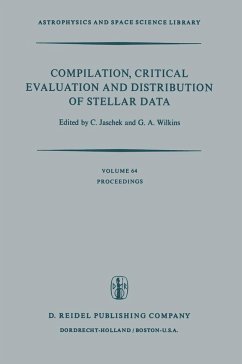 Compilation, Critical Evaluation and Distribution of Stellar Data - Jaschek, Carlos / Wilkins, George A. (eds.)