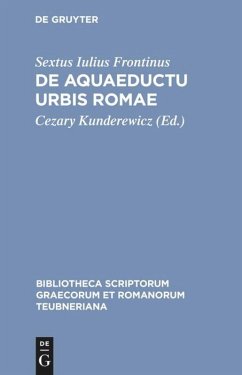 De aquaeductu urbis Romae - Frontinus, Sextus Julius
