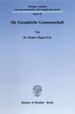 Cover Die Europäische Genossenschaft.