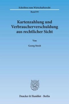 Cover Kartenzahlung und Verbraucherverschuldung aus rechtlicher Sicht.