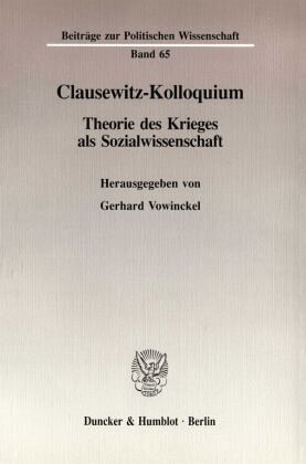 Clausewitz-Kolloquium. Clausewitz-Kolloquium.