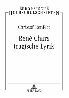 Cover René Chars tragische Lyrik