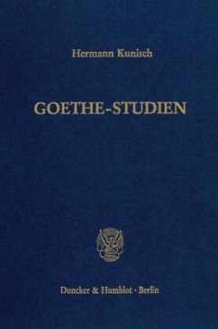 Cover Goethe-Studien.