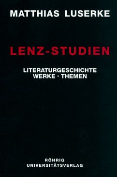 Lenz-Studien - Luserke, Matthias