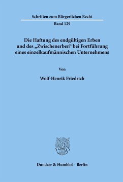 Die Haftung des endgültigen Erben und des 