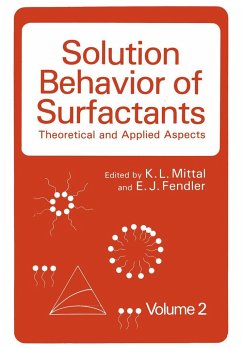 Solution Behavior of Surfactants - Mittal, K.L. / Fendler, E.J. (eds.)