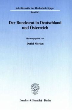 Der Bundesrat in Deutschland und Österreich. - Merten, Detlef (Hrsg.)