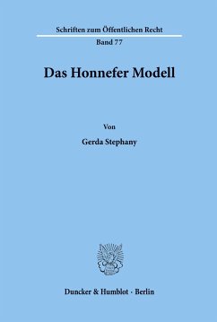 Das Honnefer Modell. - Stephany, Gerda