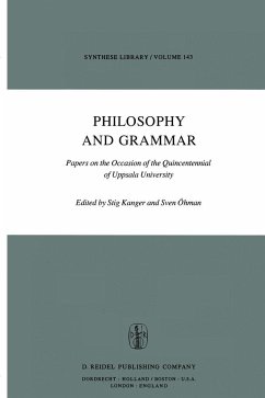 Philosophy and Grammar - Kanger, S. / hman, Sven (eds.)
