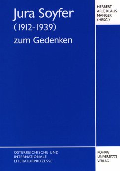 Jura Soyfer (1912-1939) zum Gedenken - Arlt, Herbert / Manger, Klaus (Hgg.)
