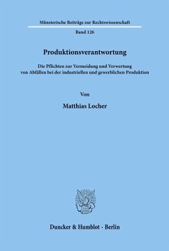 Produktionsverantwortung. - Locher, Matthias