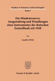 Die Mindestreserve: Ausgestaltung und Wandlungen eines Instrumentes der deutschen Zentralbank seit 1948.