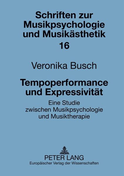 Tempoperformance und Expressivität Tempoperformance und Expressivität