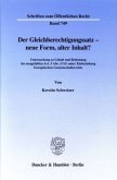 Der Gleichberechtigungssatz - neue Form, alter Inhalt?