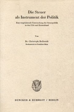 Cover Die Steuer als Instrument der Politik.