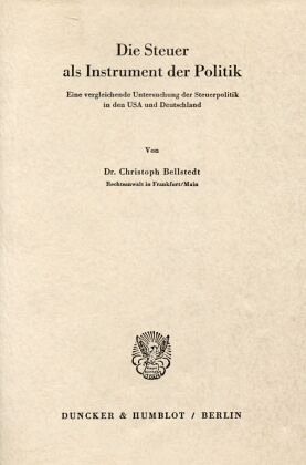 Die Steuer als Instrument der Politik.