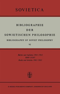 Bibliographie Der Sowjetischen Philosophie - Bochenski, J.M. / Blakeley, J.E. (Hgg.)