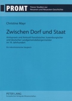 Zwischen Dorf und Staat - Mayr, Christine