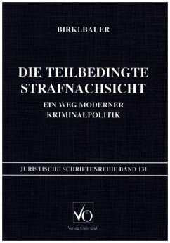 Cover Die Teilbedingte Strafnachsicht