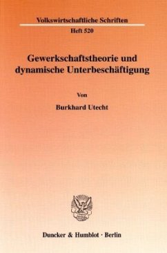 Cover Gewerkschaftstheorie und dynamische Unterbeschäftigung.