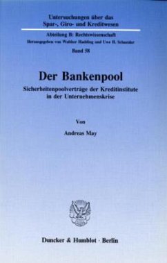 Der Bankenpool. - May, Andreas