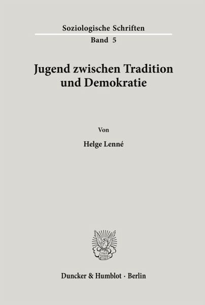 Jugend zwischen Tradition und Demokratie. Jugend zwischen Tradition und Demokratie.