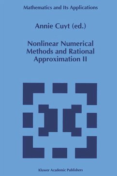 Nonlinear Numerical Methods and Rational Approximation II - Cuyt