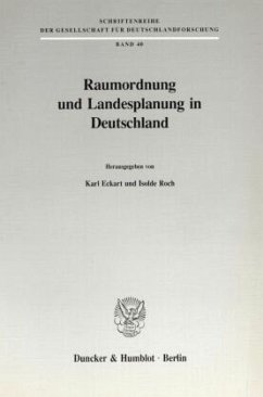 Raumordnung und Landesplanung in Deutschland. - Eckart, Karl / Roch, Isolde (Hgg.)