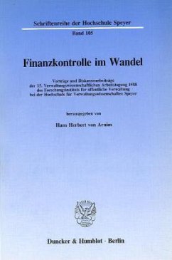 Finanzkontrolle im Wandel. - Arnim, Hans Herbert von (Hrsg.)