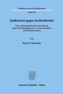 Sanktionen gegen Insiderhandel. - Mennicke, Petra R.