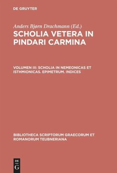 Scholia in Nemeonicas et Isthmionicas. Epimetrum. Indices