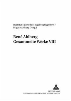 Cover René Ahlberg- Gesammelte Werke VIII