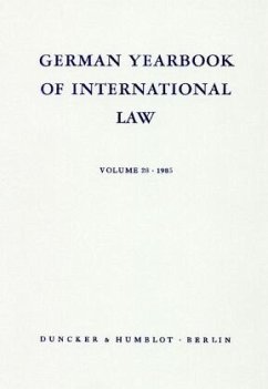 German Yearbook of International Law / Jahrbuch für Internationales Recht.: Vol. 28 (1985).