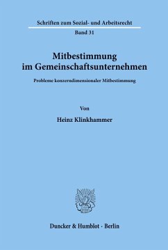 Cover Mitbestimmung im Gemeinschaftsunternehmen.