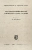 Koalitionsfreiheit und Tarifautonomie als Probleme der modernen Demokratie.