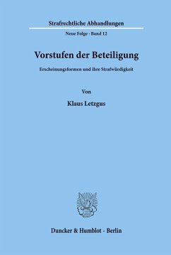 Vorstufen der Beteiligung. - Letzgus, Klaus