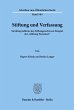Stiftung und Verfassung. - Bild 1