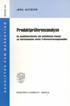 Produktpräferenzanalyse. - Gutsche, Jens