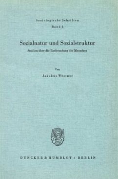 Sozialnatur und Sozialstruktur. - Wössner, Jakobus Sozialnatur und Sozialstruktur. - Wössner, Jakobus