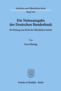 Die Notenausgabe der Deutschen Bundesbank. - Pfennig, Gero